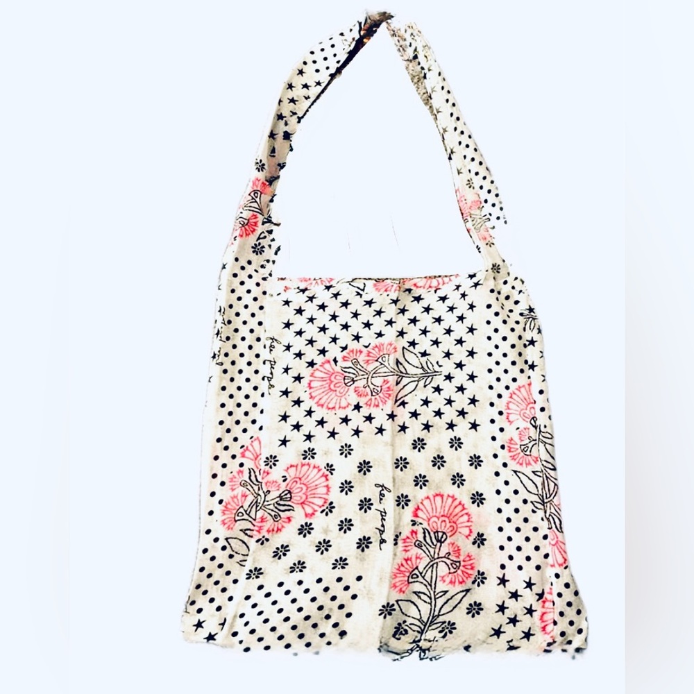 Free People Linen Cloth Lightweight Shopping Tote Bag - Picture 1 of 5